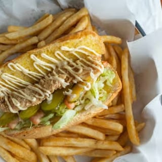 Shrimp Po Boy Sandwich