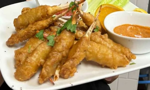 Fried Crab Claws.